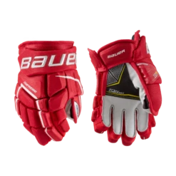 Bauer Supreme 3S Junior Hockey Gloves 10 Bauer Supreme 3S Junior Hockey Gloves -Bauer 1058652 RED 1