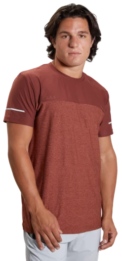Bauer Fleece Colour Block Training Tee Adult -Bauer 1059671 Rust 2263
