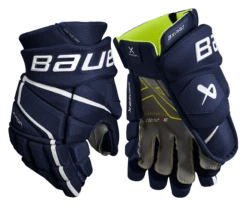 Bauer Vapor 3X Pro Junior Hockey Gloves -Bauer 3XPRO JR PALM NAV1
