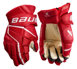 Bauer Vapor 3X Pro Senior Hockey Gloves -Bauer 3XPRO SR FRONT RED2