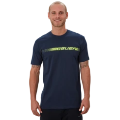 Bauer Graphic Short Sleeve Crew Youth -Bauer 611078 NAV 01 4184a5d5 477c 4568 8df8 e997108800b2