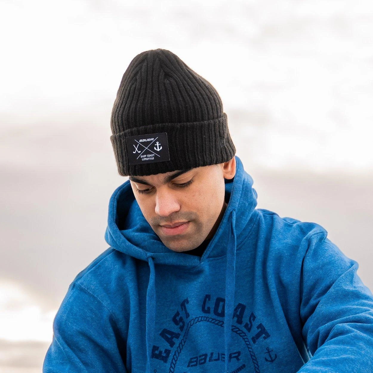 Bauer X East Coast Lifestyle Rib Patch Beanie 8 Bauer X East Coast Lifestyle Rib Patch Beanie - Image 6