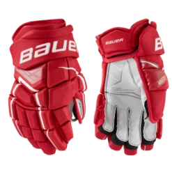 Bauer Supreme Ultrasonic Intermediate Hockey Gloves -Bauer SUPREMEULTRASONICGloveSenior RED b4855662 7331 4e23 9676 b37d63bae56c